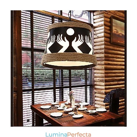 Canepa American Retro Cafe Candelabru Pastoral Simplu Canepa American Retro Cafe Candelabru Pastoral Simplu