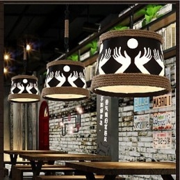 Canepa American Retro Cafe Candelabru Pastoral Simplu