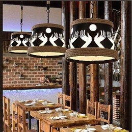 Canepa American Retro Cafe Candelabru Pastoral Simplu