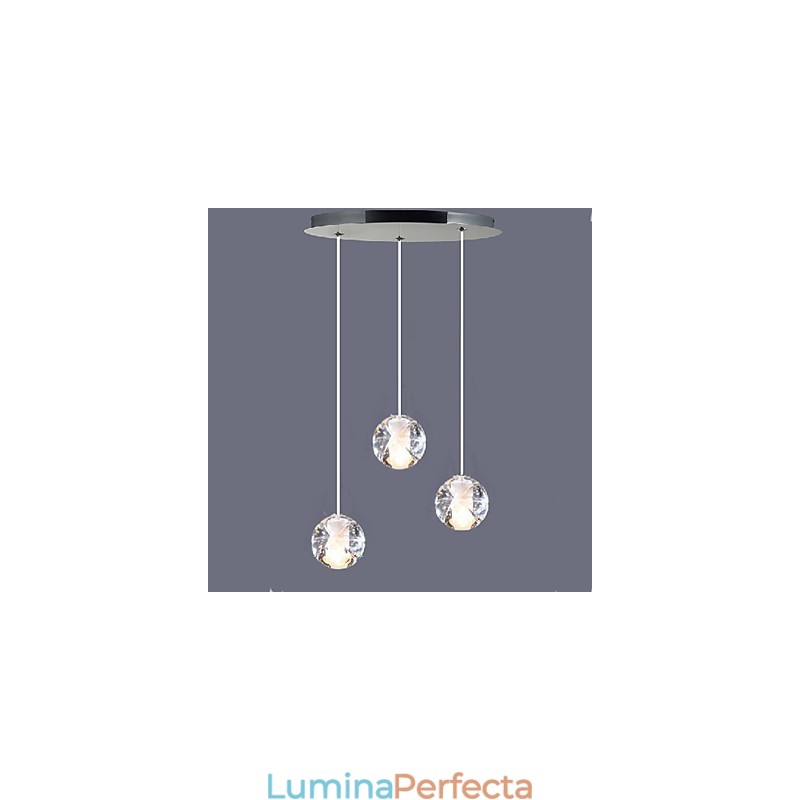 Candelabru din sticla cristal Hail 3B