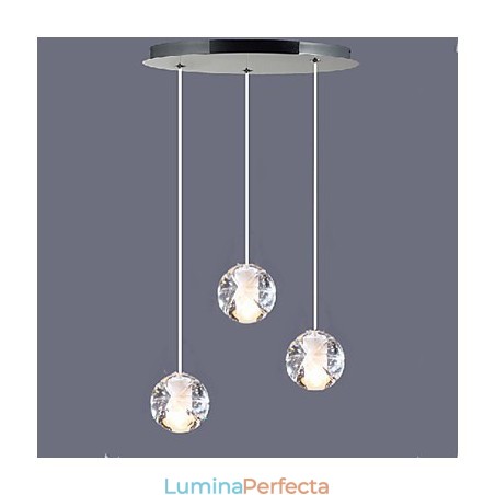 Candelabru din sticla cristal Hail 3B Candelabru din sticla cristal Hail 3B