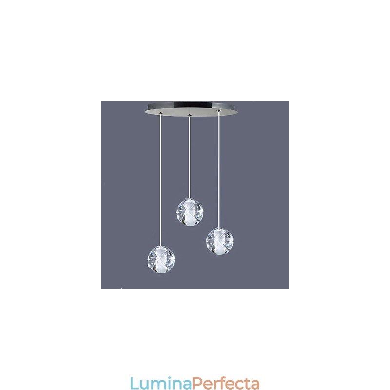 Candelabru din sticla cristal Hail 3B