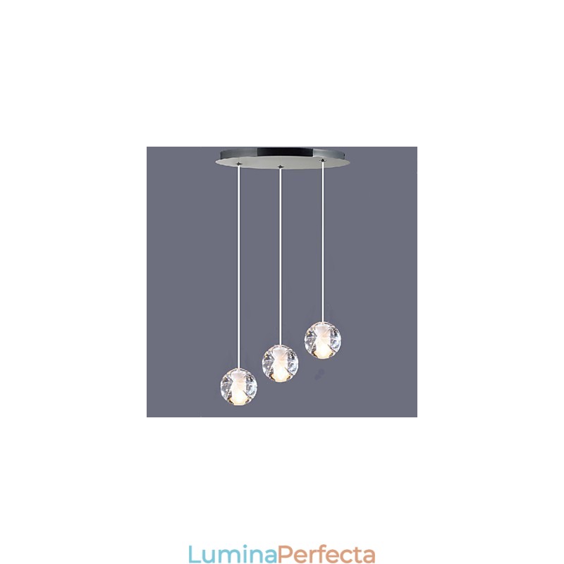Candelabru din sticla cristal Hail 3B