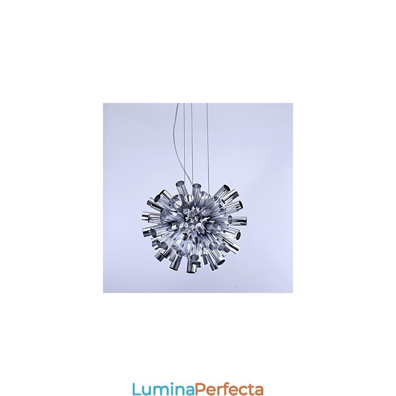 Lampă suspendată modernă, din metal periat