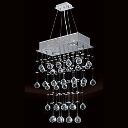 Candelabru galvanizat în stil mini, modern și contemporan, cu montare încasată