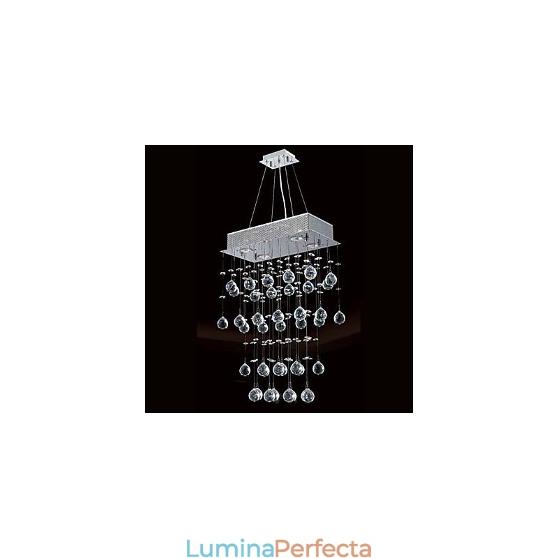 Candelabru galvanizat în stil mini, modern și contemporan, cu montare încasată