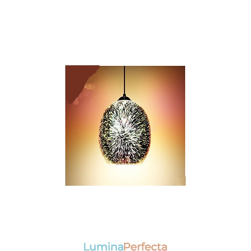 Masă simplă pandantiv creativ din sticlă 3D