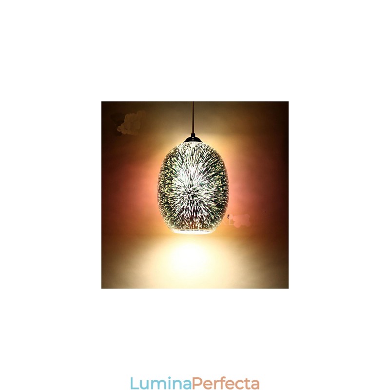 Masă simplă pandantiv creativ din sticlă 3D