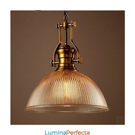 Candelabru din sticlă transparentă cu un singur cap american retro european Candelabru din sticlă transparentă cu un singur cap american retro european