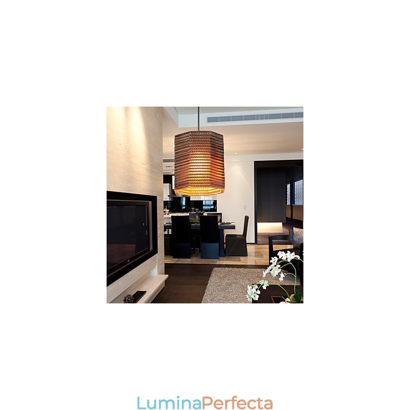 Lampa suspendata 1 Lumina Material Tesatura Moderna
