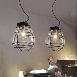 Lampă suspendată retro din sticlă, simplă, modernă, creativă din Europa de Nord
