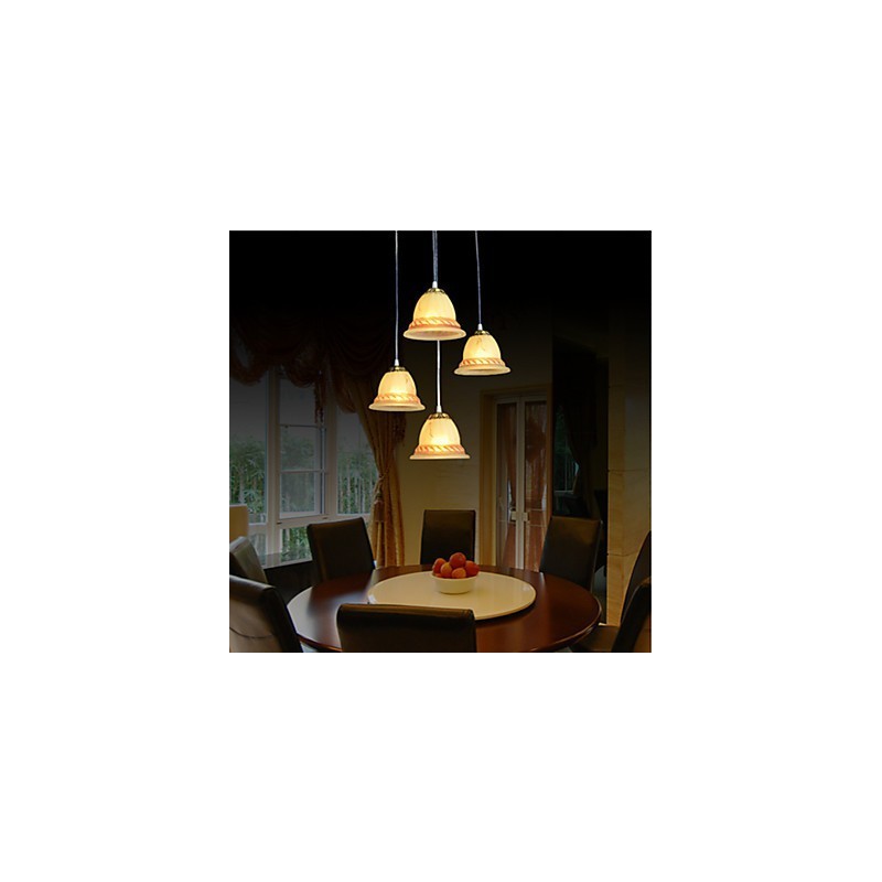 Pandantiv cu patru lumini bronz european retro clasic