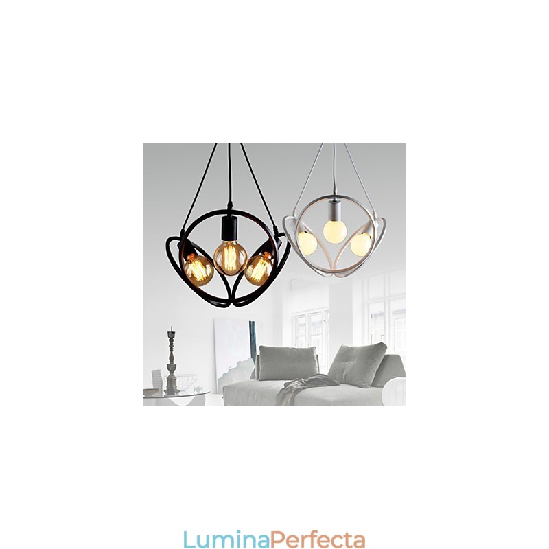 Candelabru cu 3 lumini Lampa suspendata Traditional Classic Retro Metal