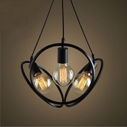 Candelabru cu 3 lumini Lampa suspendata Traditional Classic Retro Metal