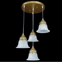 Lampă tradițională clasică rustică Lodge Retro Bronz Metal Pendant