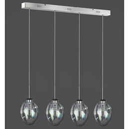 Lampă suspendată modernă, tradițională, clasică, din metal cromat