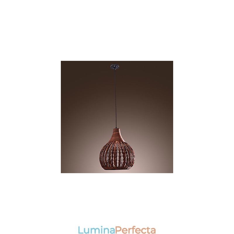 Lantern Country Mini Style Painting Pendant Lamp
