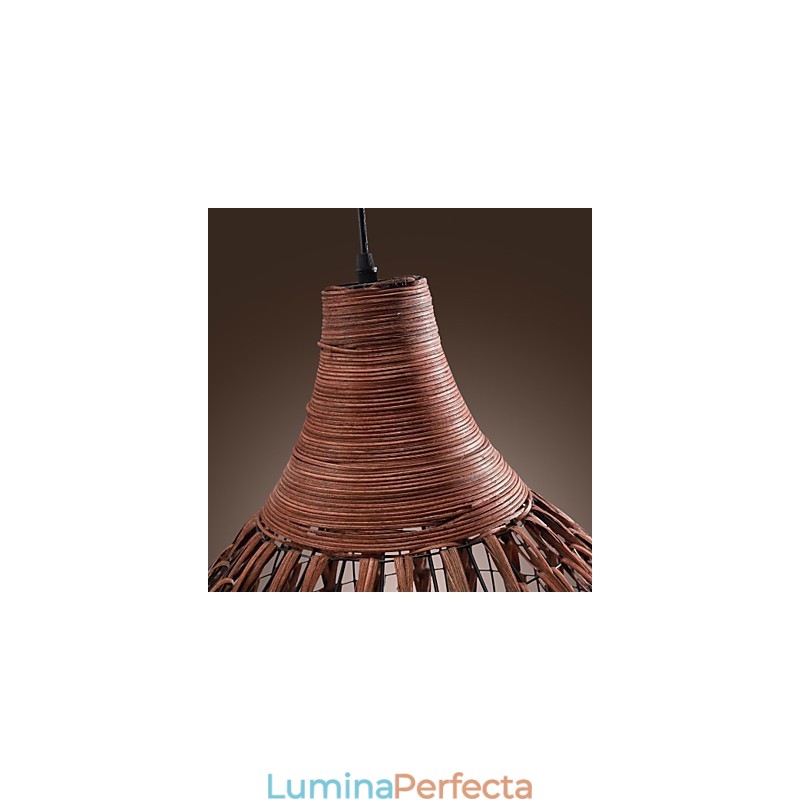 Lantern Country Mini Style Painting Pendant Lamp