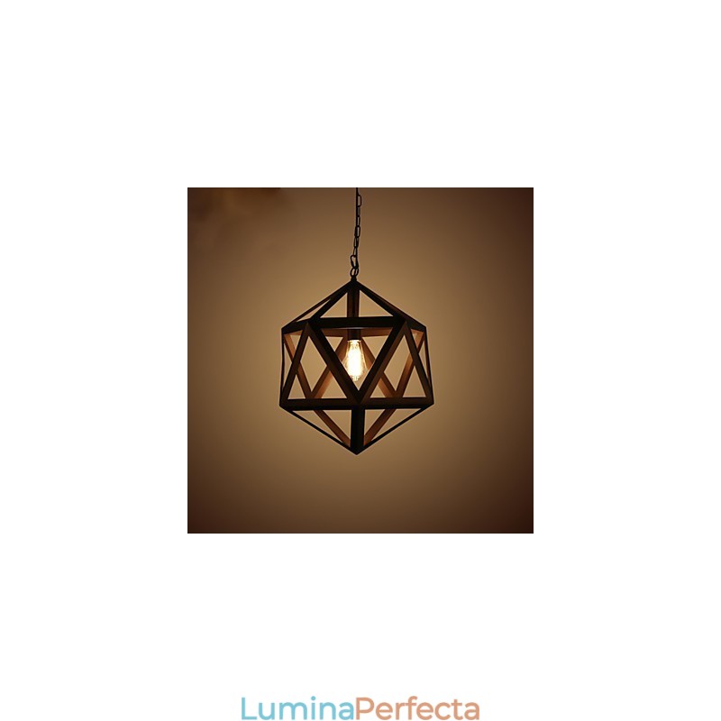 Lampă pendantă metalică creativă Lampă suspendată modernă Lampă pendant cafenea
