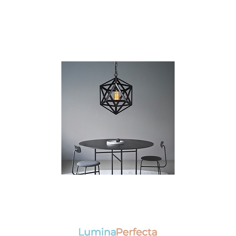 Lampă pendantă metalică creativă Lampă suspendată modernă Lampă pendant cafenea