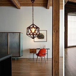 Lampă pendantă metalică creativă Lampă suspendată modernă Lampă pendant cafenea