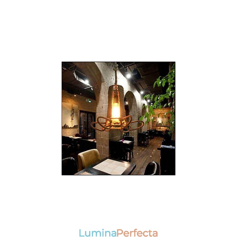 Candelabru retro din fier forjat de tip rural industrial din America de Nord