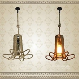 Candelabru retro din fier forjat de tip rural industrial din America de Nord