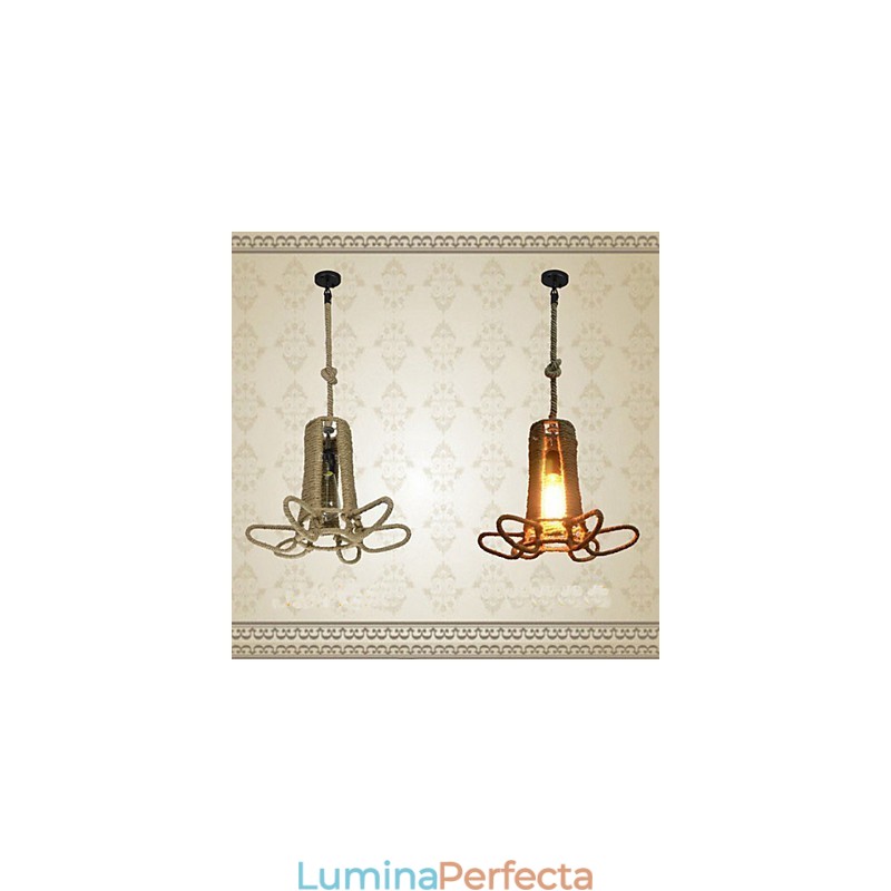Candelabru retro din fier forjat de tip rural industrial din America de Nord