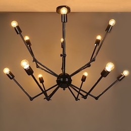 Lampă pendantă metalică creativă Lampă suspendată modernă Lampă pendant cafenea