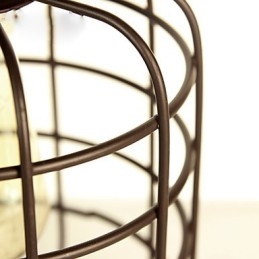 Lampă suspendată din metal cu pictură în stil retro