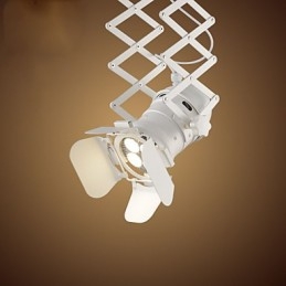 Pictură în stil mini retro, lumina suspendată din metal, garaj