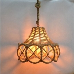 American Country Vintage Candelabru din Fier Industrial Canepa
