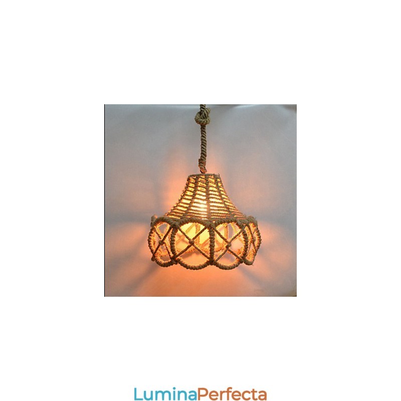 American Country Vintage Candelabru din Fier Industrial Canepa