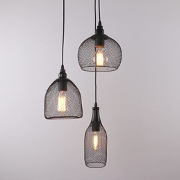 Lampe suspendate Mini Style Rustic Lodge Retro Country Garage Metal