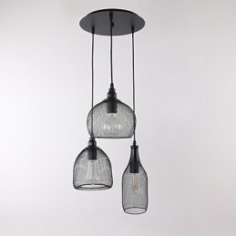 Lampe suspendate Mini Style Rustic Lodge Retro Country Garage Metal
