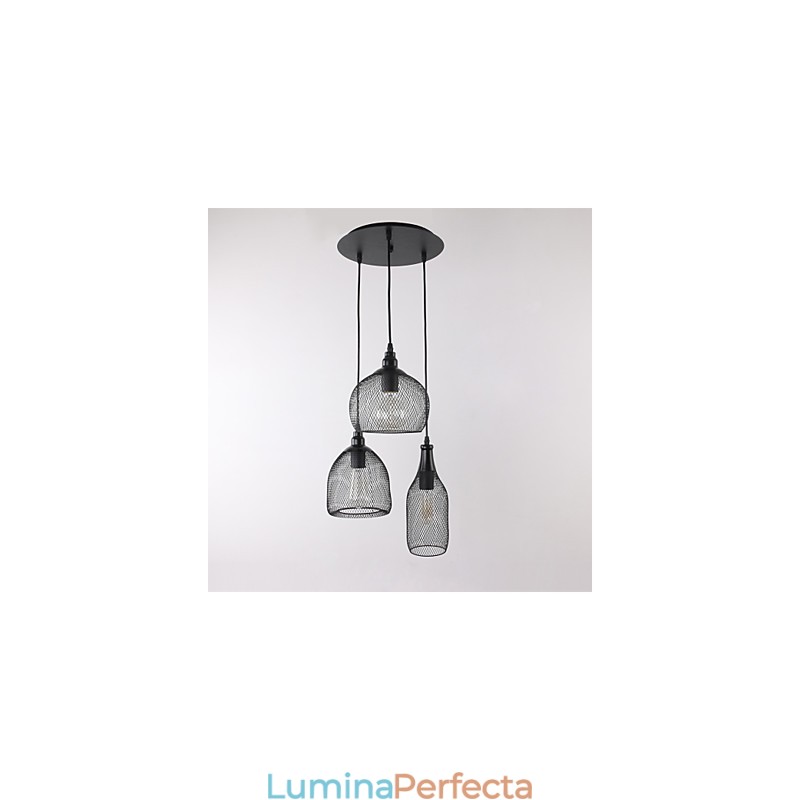 Lampe suspendate Mini Style Rustic Lodge Retro Country Garage Metal