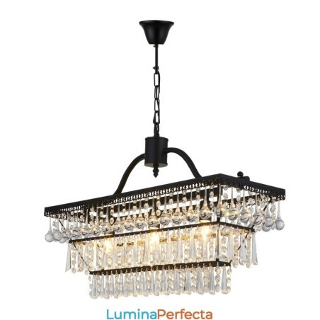 3 etaje dreptunghi tradițional clasic cristal metal candelabru pt 3 etaje dreptunghi tradițional clasic cristal metal candelabru pt