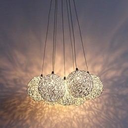 Lampă suspendată contemporană din aluminiu cu 7 lumini