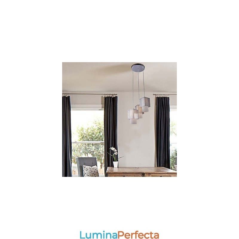 Lampă suspendată galvanizată în stil mini modern și contemporan