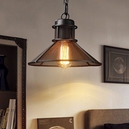 Lampe suspendate Mini Style Retro Garaj Metal