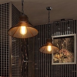 Lampe suspendate Mini Style Retro Garaj Metal