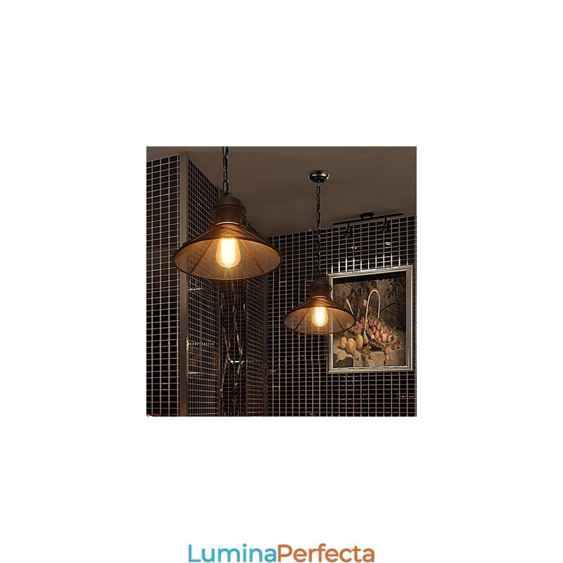 Lampe suspendate Mini Style Retro Garaj Metal