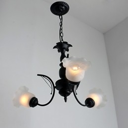 Candelabru din metal cu pictură clasică tradițională