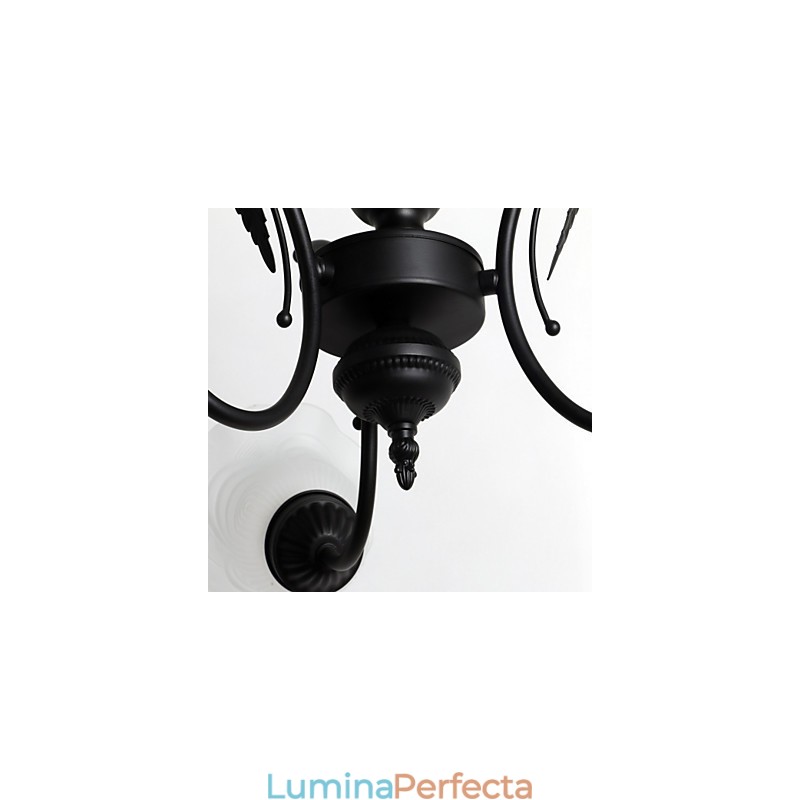 Candelabru din metal cu pictură clasică tradițională