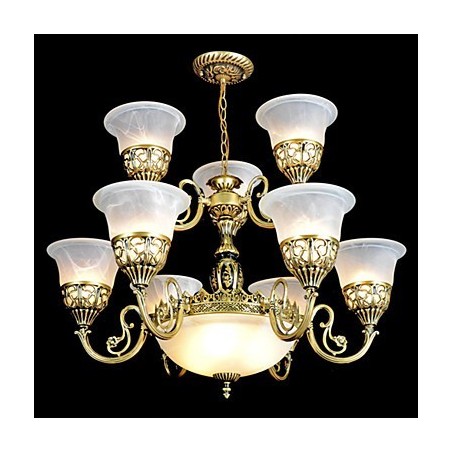 Candelabru tradițional clasic, retro, din metal, din bronz Candelabru tradițional clasic, retro, din metal, din bronz