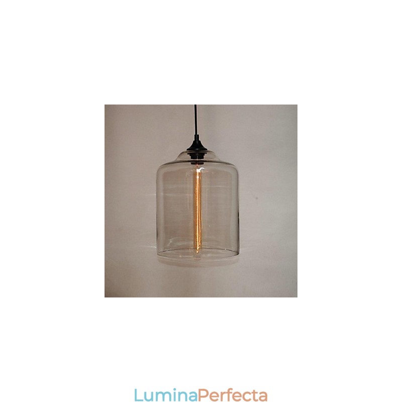 Pandantiv cu design sticle 1 lumină Pictură concisă din fier