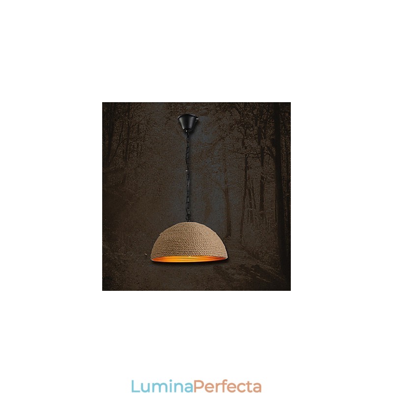 Candelabru vintage din fier forjat O cânepă industrială creativă