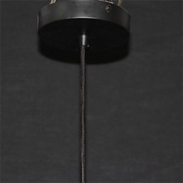 Candelabru de artă din fier în formă de cușcă de păsări retro american