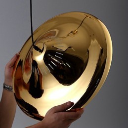 Lampă suspendată din metal auriu Country Garage