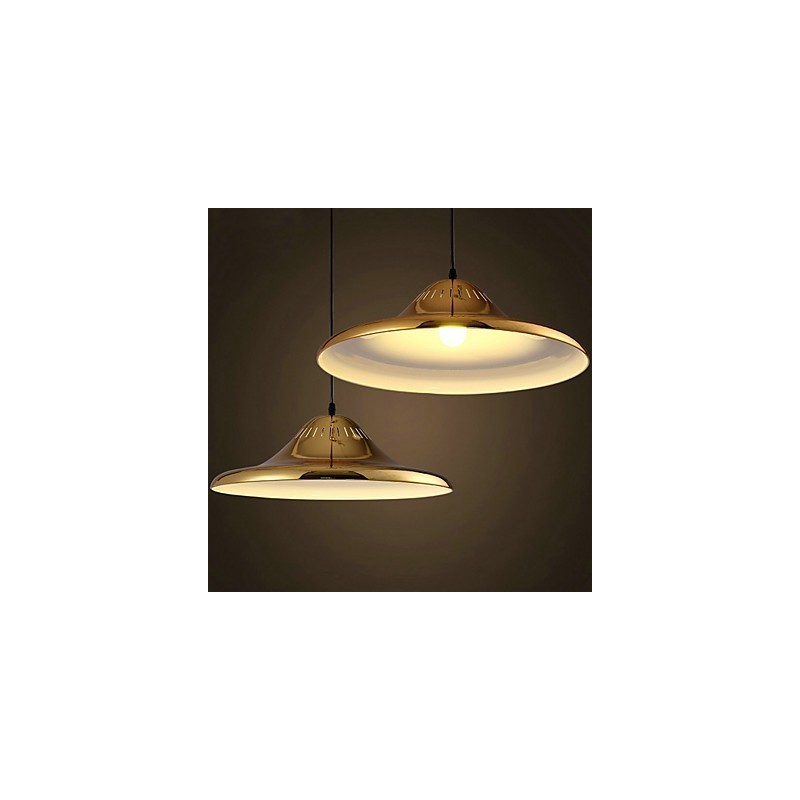 Lampă suspendată din metal auriu Country Garage